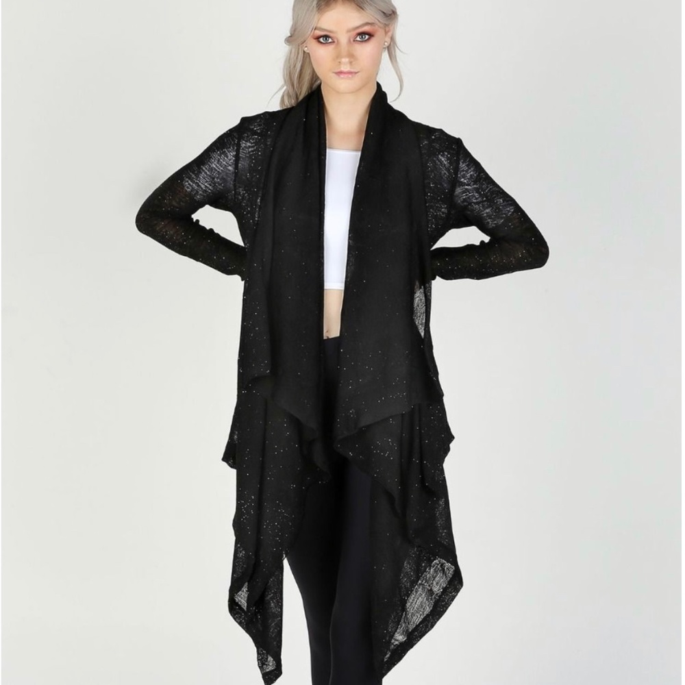 Blackmilk knitted sky drape cardigan XL